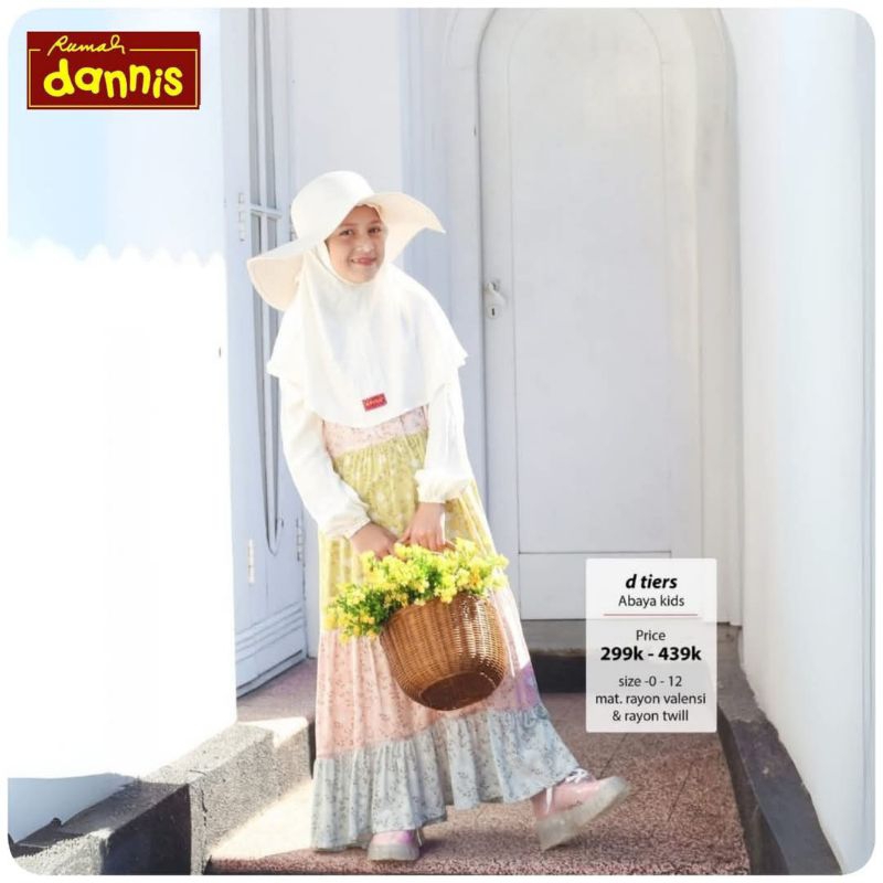Gamis Anak Lucu Dannis d'Tiers / Terbaru Baju Gamis Anak Couple d' tiers