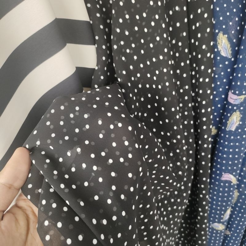 Kain ceruty motif - bahan ceruty premium - bahan babydoll premium - kain ceruty babydoll motif - bah