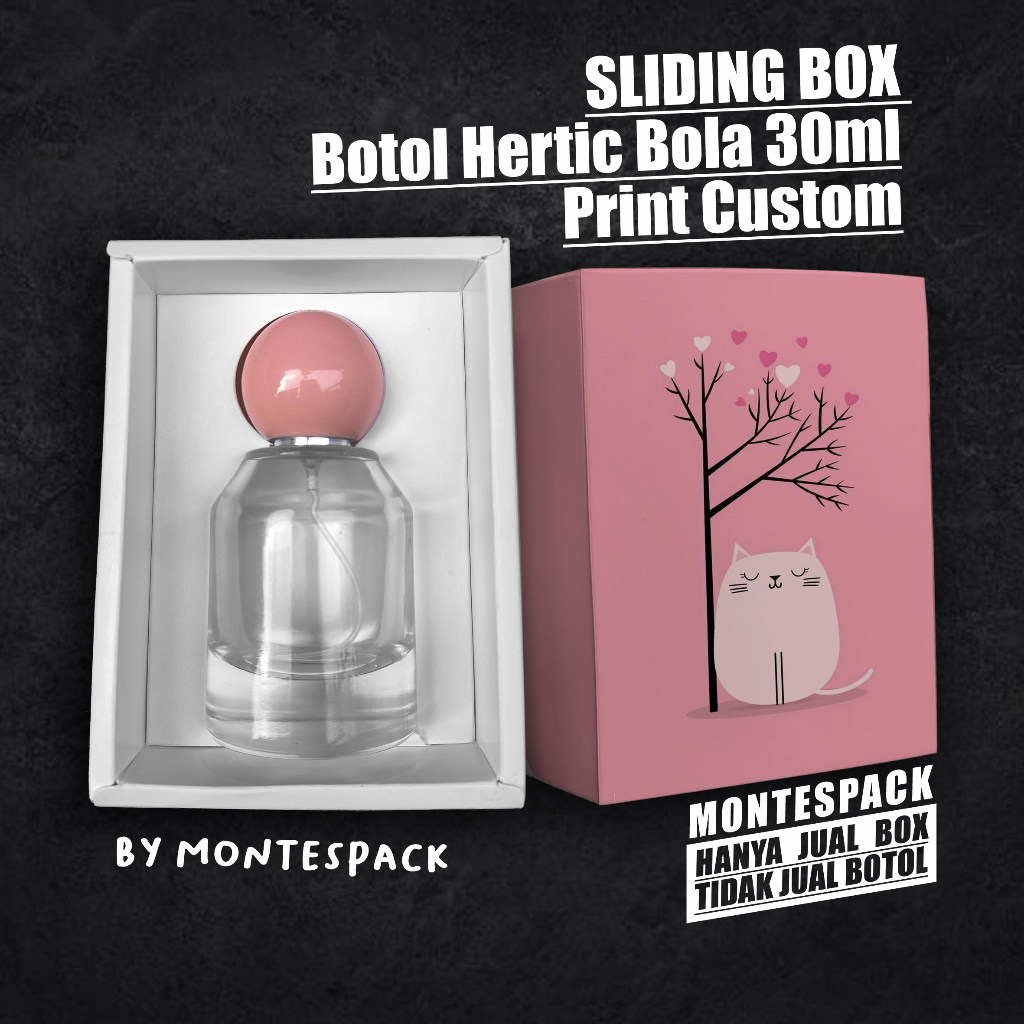 

SLIDE BOX CUSTOM PRINT / untuk botol Hertic Bolla 30ML / BOX BOTOL SLIDING Print