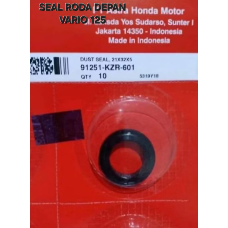 SEAL SIL RODA DEPAN VARIO 125 ORIGINAL