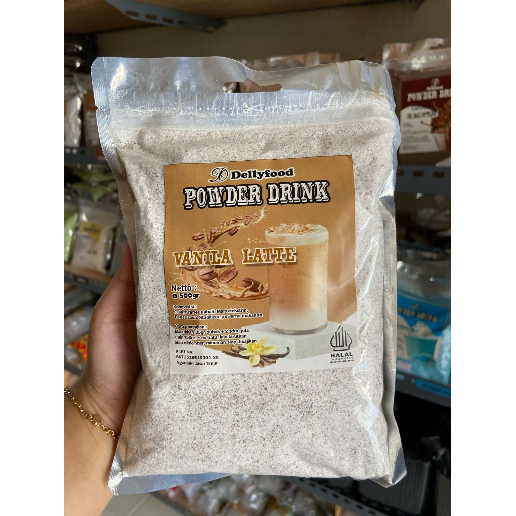 

Powder Drink / Bubuk Minuman Rasa Vanila Latte 500gr