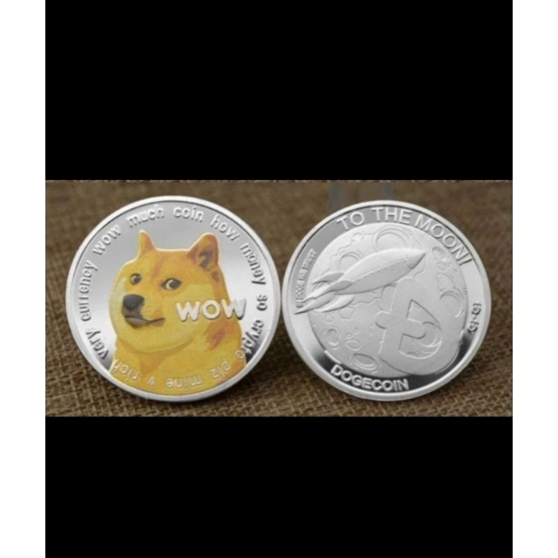koin fisik Cripto currency Doge coin