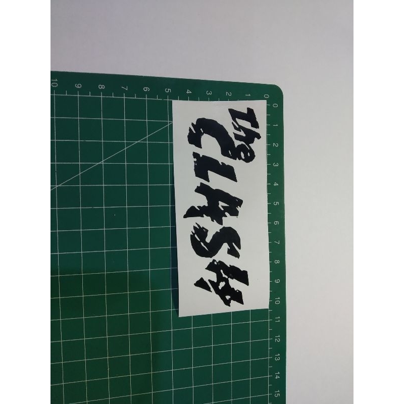 

stiker cutting the clash