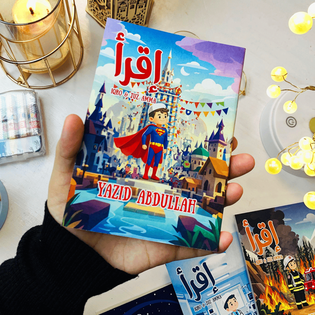 IQRO ANAK CUSTOM NAMA SOFT COVER ( DILENGKAPI JUZ AMMA )