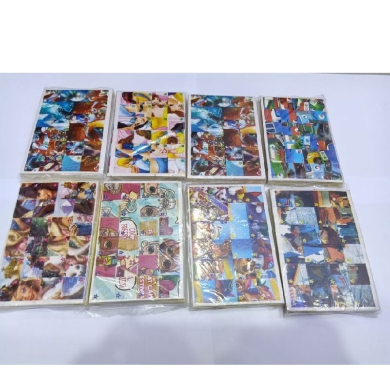 

50 PCS STIKER ACAK/STIKER PUZZLE
