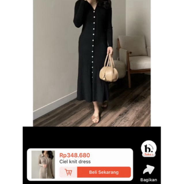 PRELOVED ciel knit dress