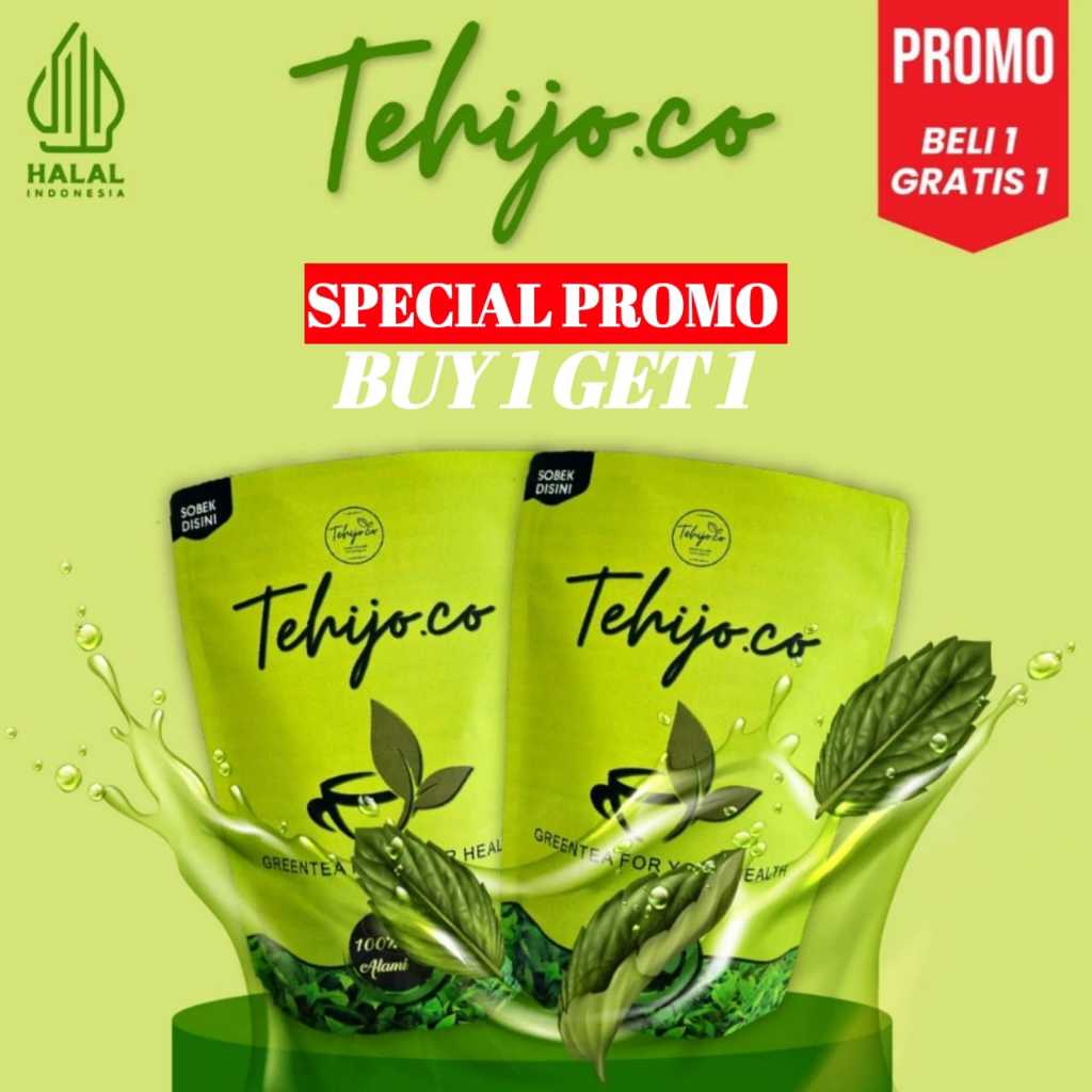 

[Stock Ready Siap Kirim] - TehIjo.Co Buy 1 Get 1 Teh Hijau Alami - Teh Hijau Daun Urai Herbal Tea | Minuman Teh Diet Detoks Greentea | Suplemen Diet Pelangsing Herbal | Penurun Berat Badan Herbal Ampuh Bpom | Pelangsing Berat Badan