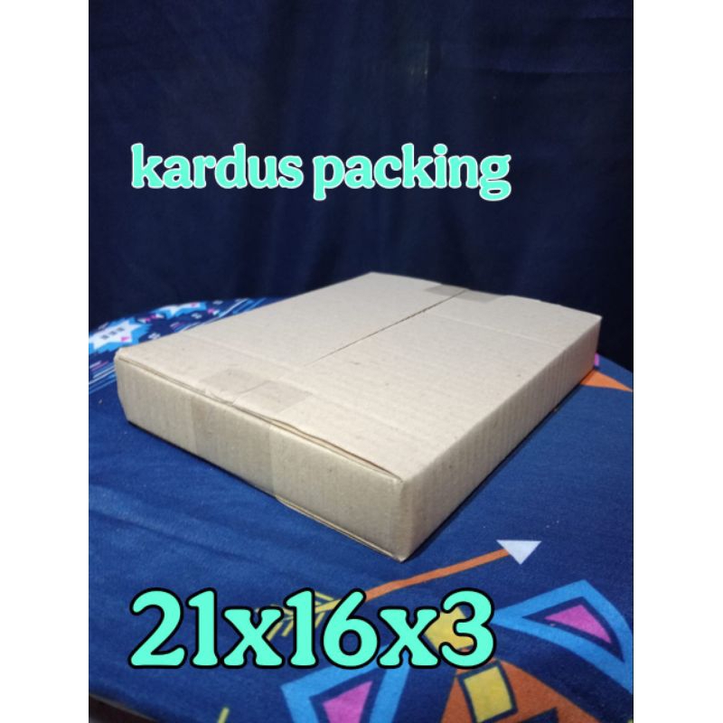 

kardus packing UK 21x16x3 kardus besar kardus kecil