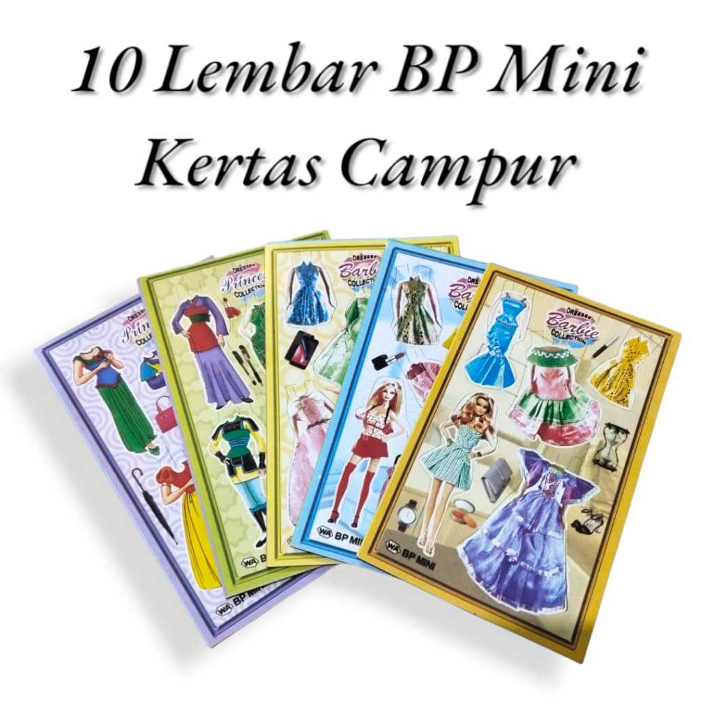 AS888 - Mainan Anak BP Bongkar Pasang Kertas Besar Dan Kecil 10 Lembar