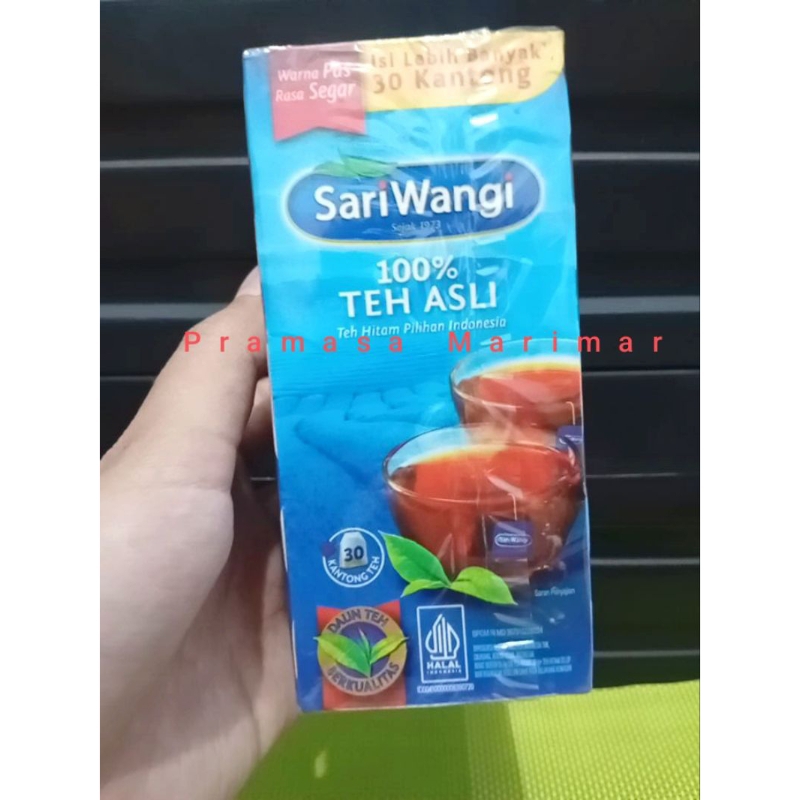 

Sariwangi Teh Celup Isi 30 Kantong Teh Hitam Tea Bag Sari Wangi