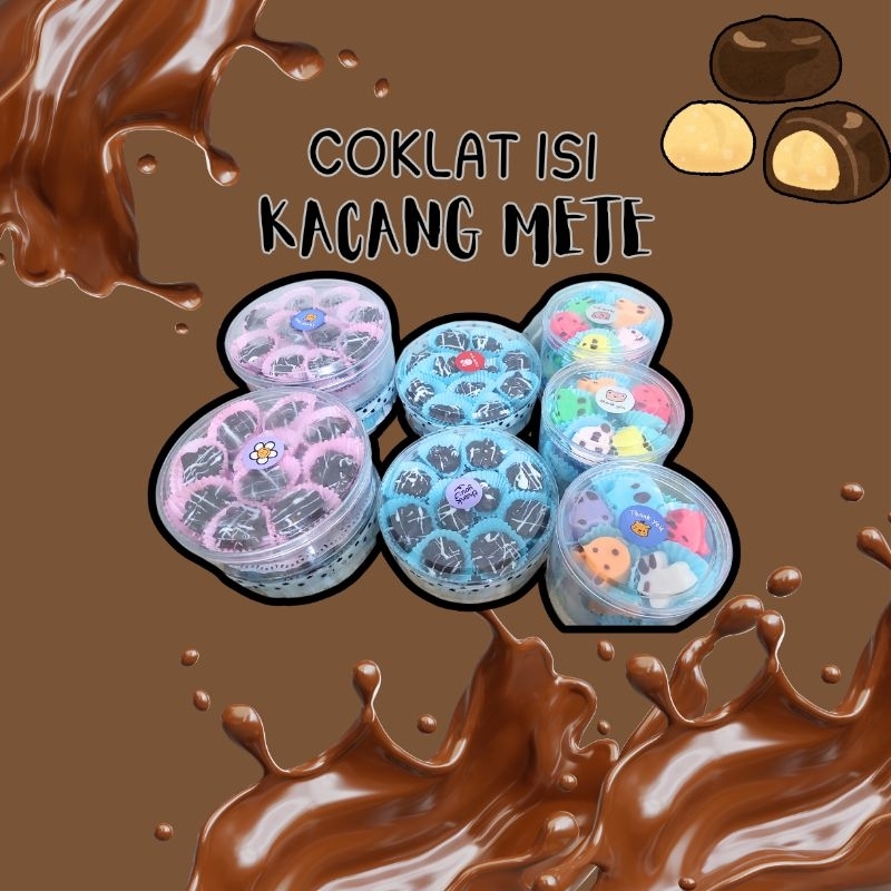

Coklat isi kacang mete | Hampers lebaran