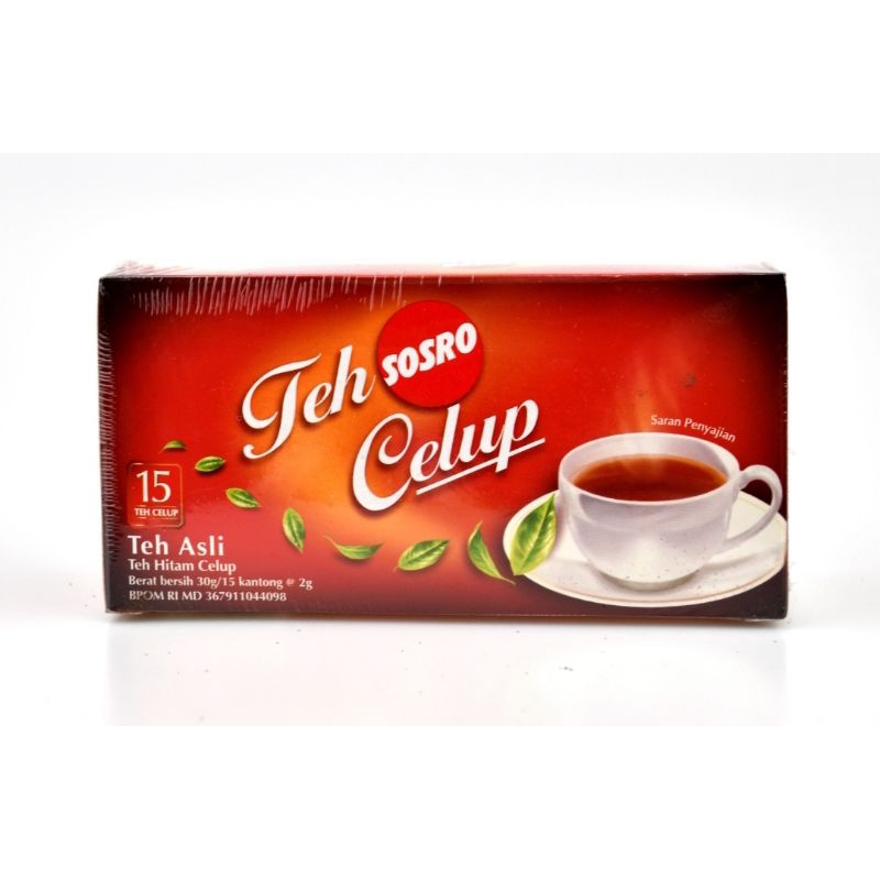 

Teh Celup Sosro 15bag 1pack (isi 10 kotak)