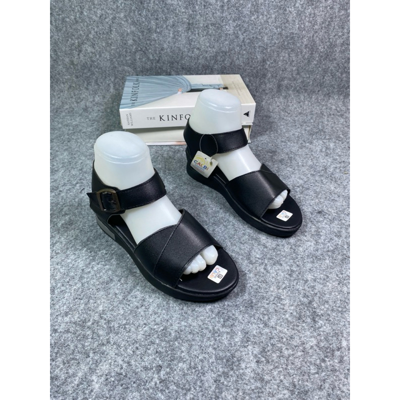 Sepatu Sandal Wedges Wanita Import Premium / Sepatu Sendal Cewek Modis Trendy Kekinian