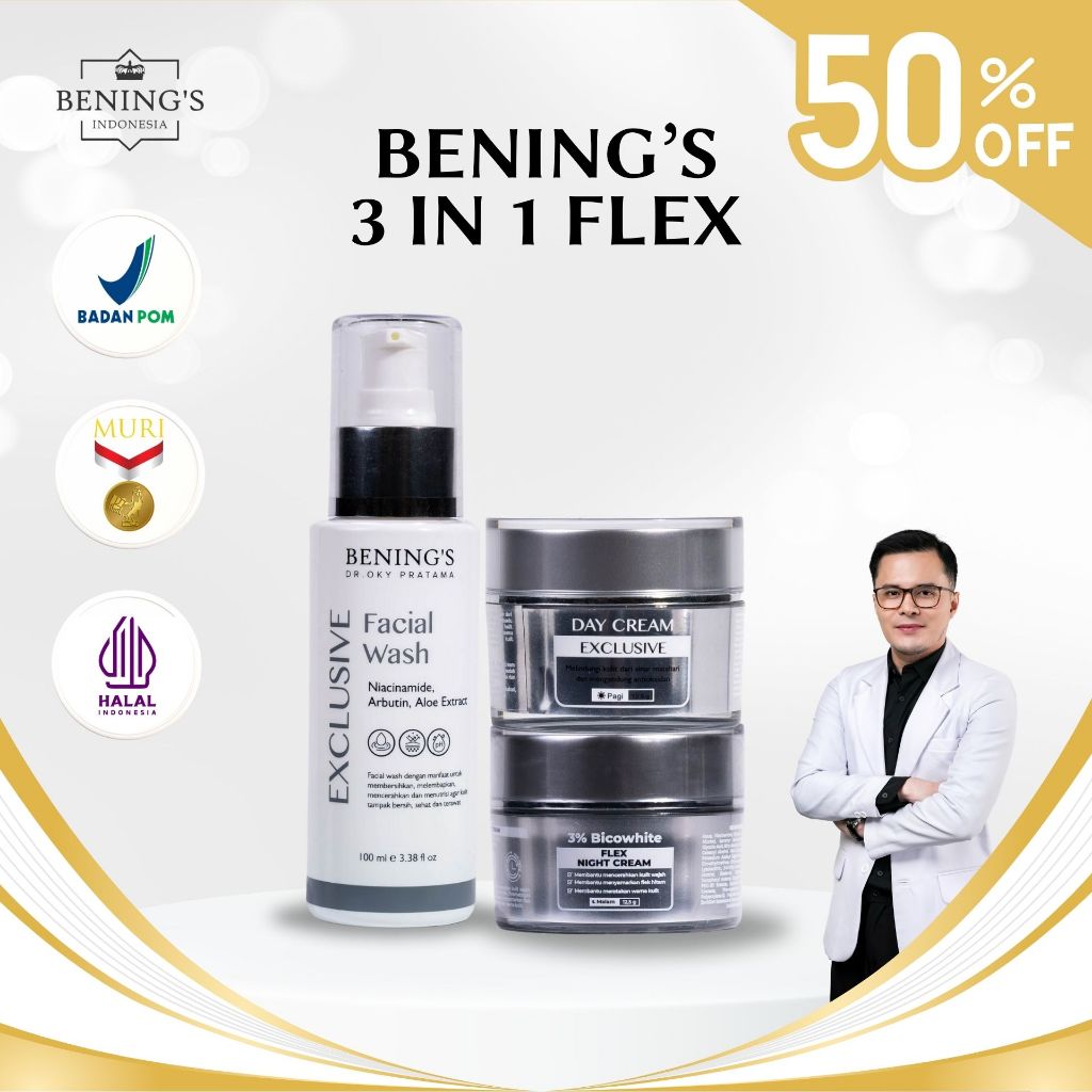 BENING’S INDONESIA - Paket Flex by dr. Oky Pratama menghilangkan flek hitam