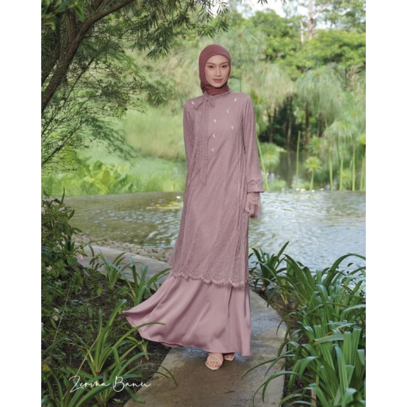 Tsabeera Dress Eid Collection HLZB || Gamis Zerina Banu By Heaven Lights Zerina Banu