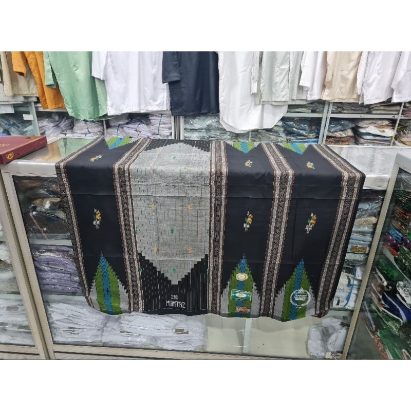 Sarung Tenun Full Sutera Mumtaz Motif Songket Gunung Timbul