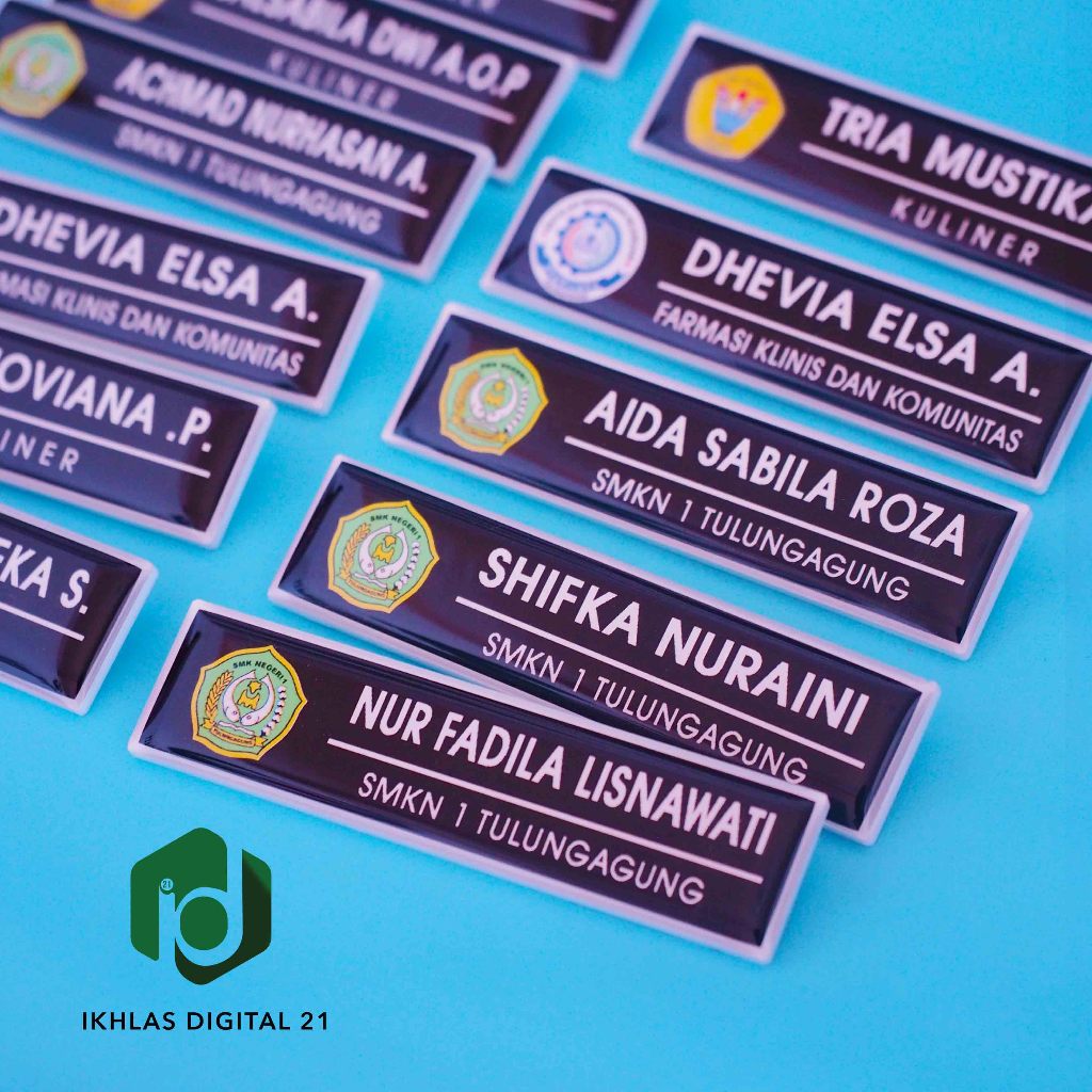 

Name Tag / Nama Dada / Papan Nama / Custom