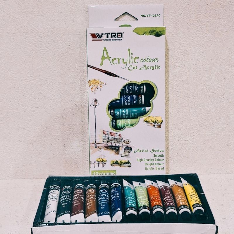 

Cat acrylic 12 warna MONTANA/ VTRO