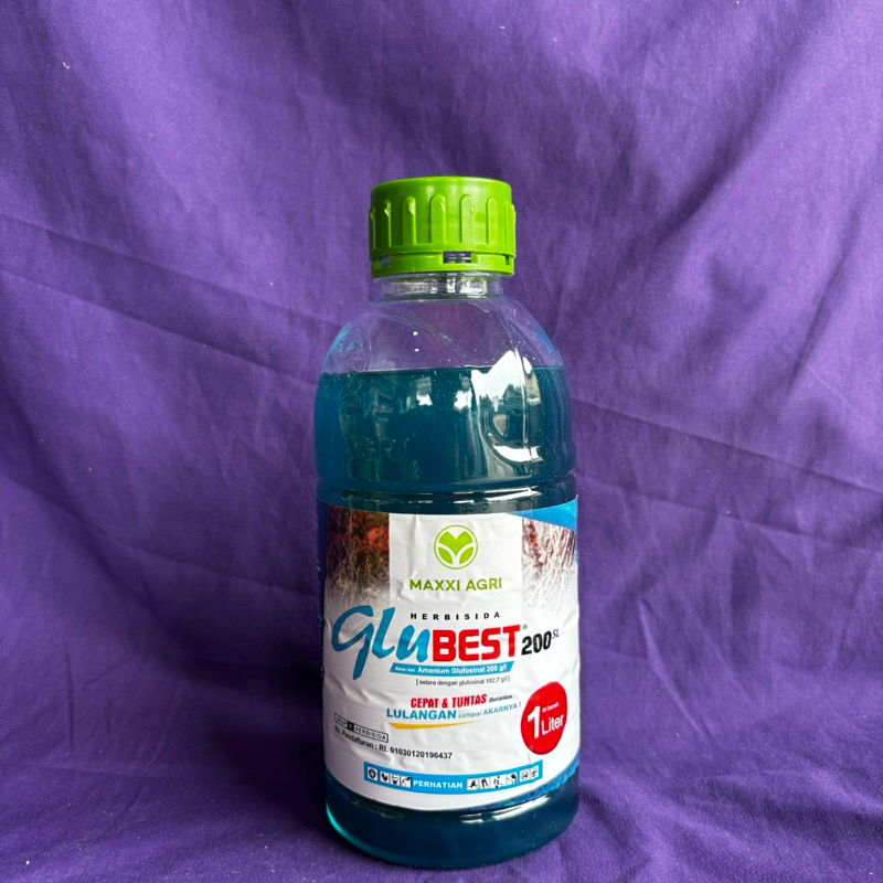 HERBISIDA GLUBEST 200 SL 1 Liter - Racun kontak & sistemik Pembasmi rumput lulangan / pembasmi rumpu