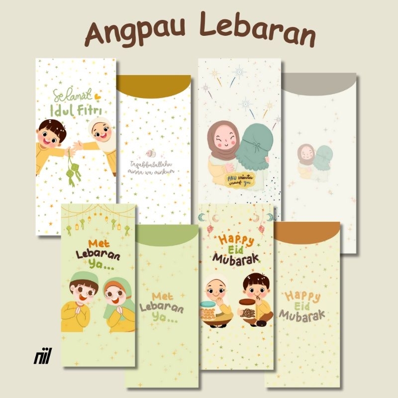 

Angpau Lebaran 10 pcs | Amplop Lebaran | Amplop Lucu | Uang Tanpa Lipat