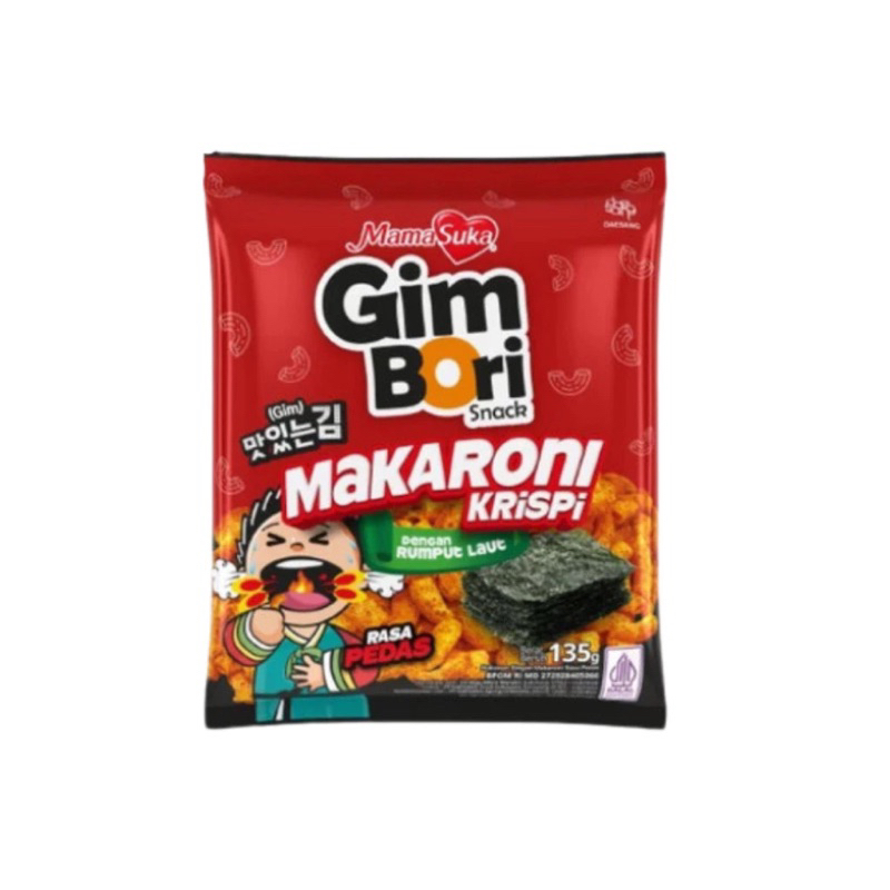 

MamaSuka - Gim Bori Makaroni Pedas 135 gr