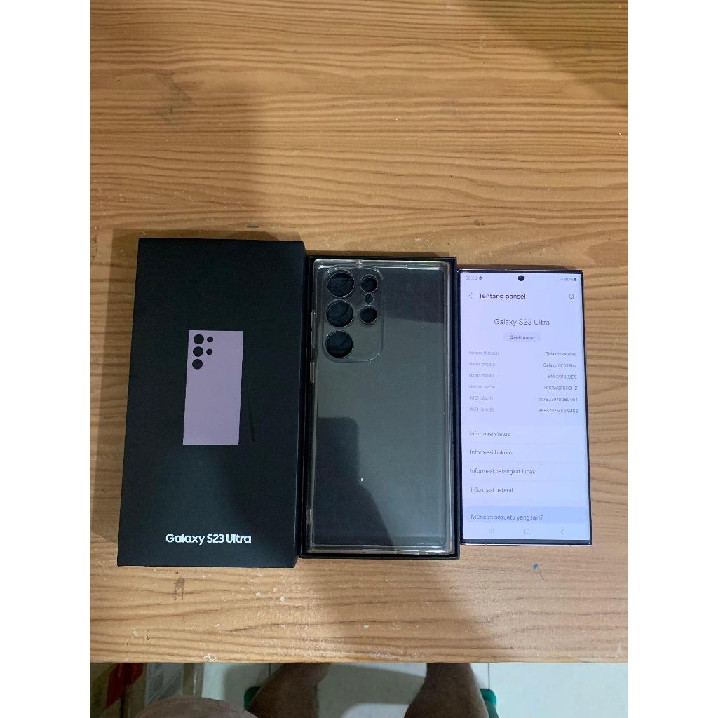 Samsung Galaxy S23 Ultra Bekas SEIN Original - RAM 12GB INTERNAL 1TB
