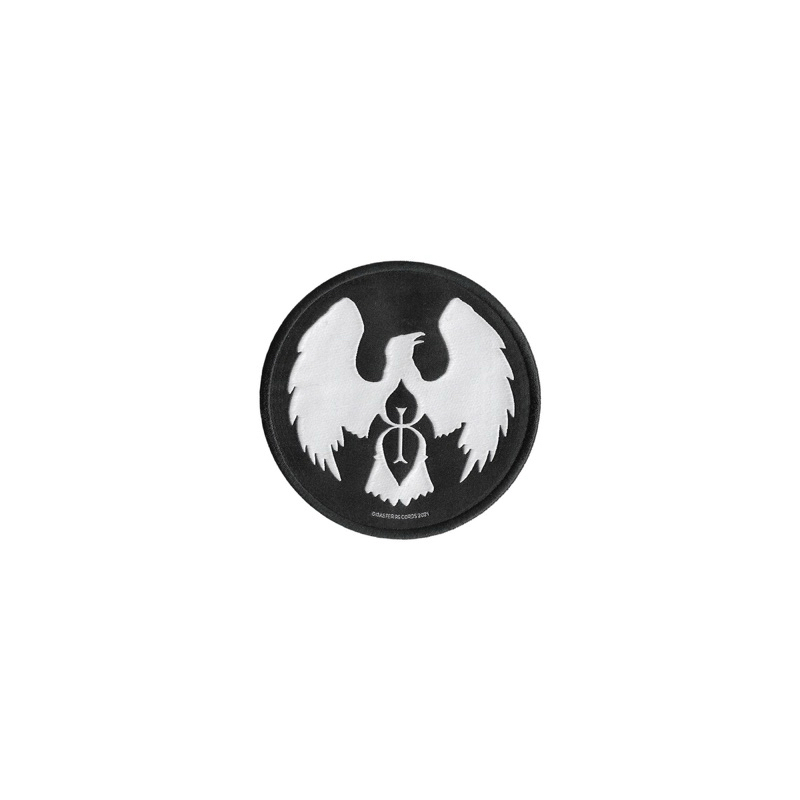 woven patch KOMUNAL hitam semesta patch