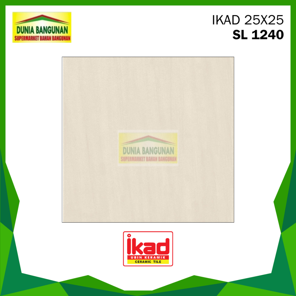 Keramik 25X25 IKAD SL 1240 Kw 1 Keramik Lantai Keset / Keramik Dapur / Keramik Kamar Mandi