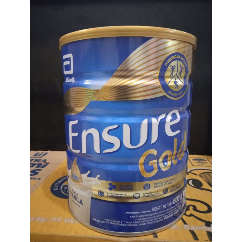 

ENSURE GOLD VANILA 800 GRAM