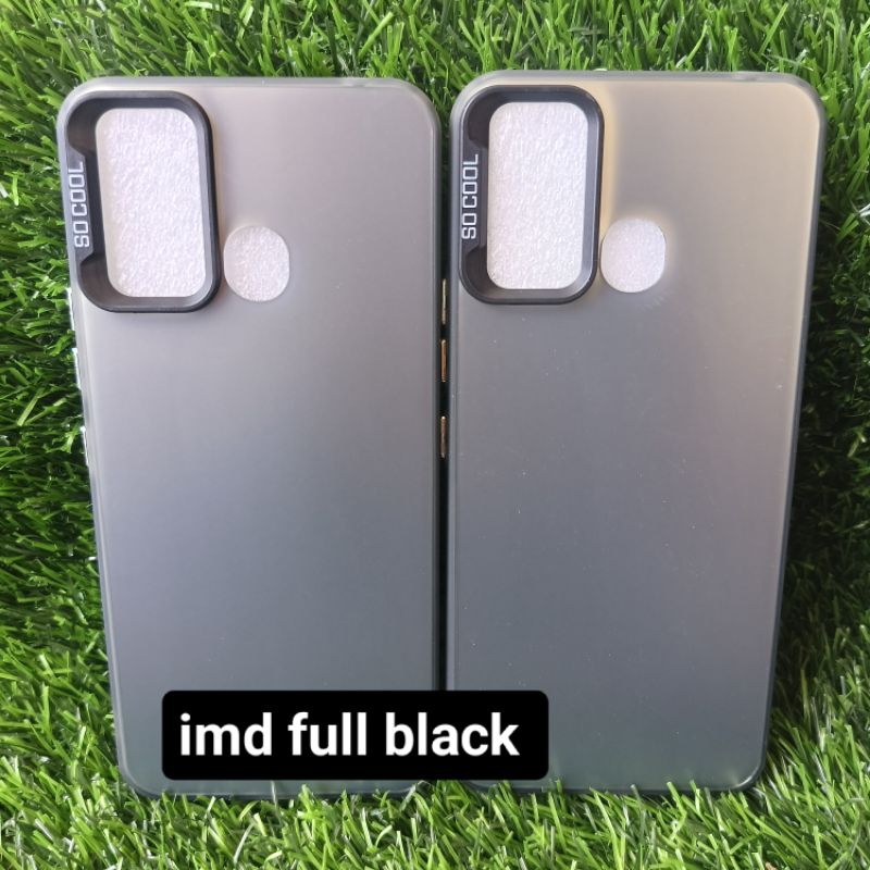 SOFTCASE CASING IMD HOLOGRAM FULL BLACK SAMSUNG A11/M11