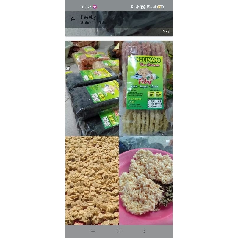 

Rengginang mentah feby