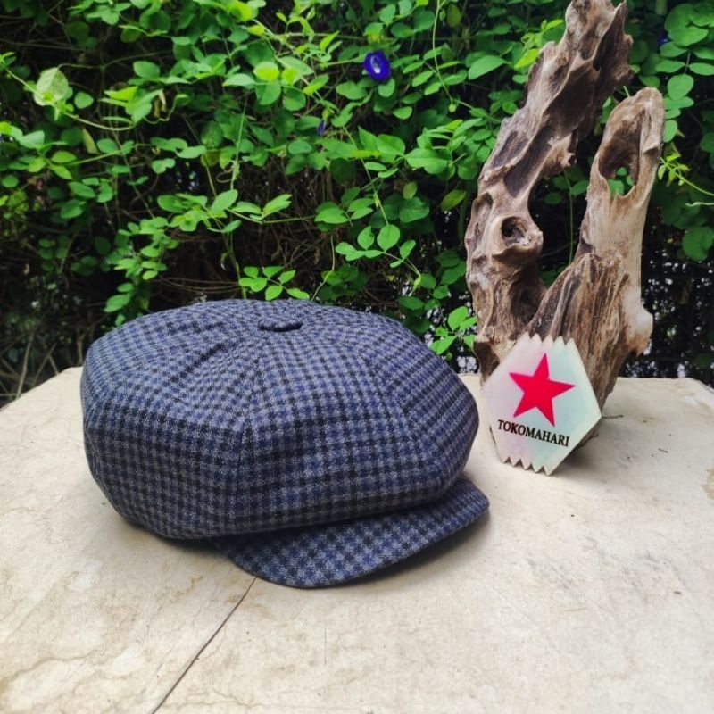 Newsboy cap / topi jamur / topi peaky blinders / topi patino / topi baret