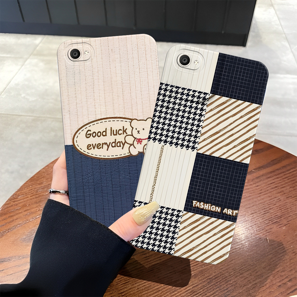 Case Vivo Y55s / Y55 / Y53 / Y55l Case Cewek - Case Motif Bear - Case Lucu