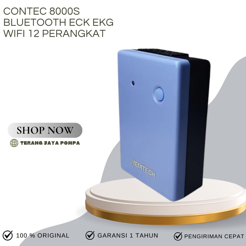CONTEC 8000S Bluetooth ecg ekg Wifi 12 Perangkat Contec8000S
