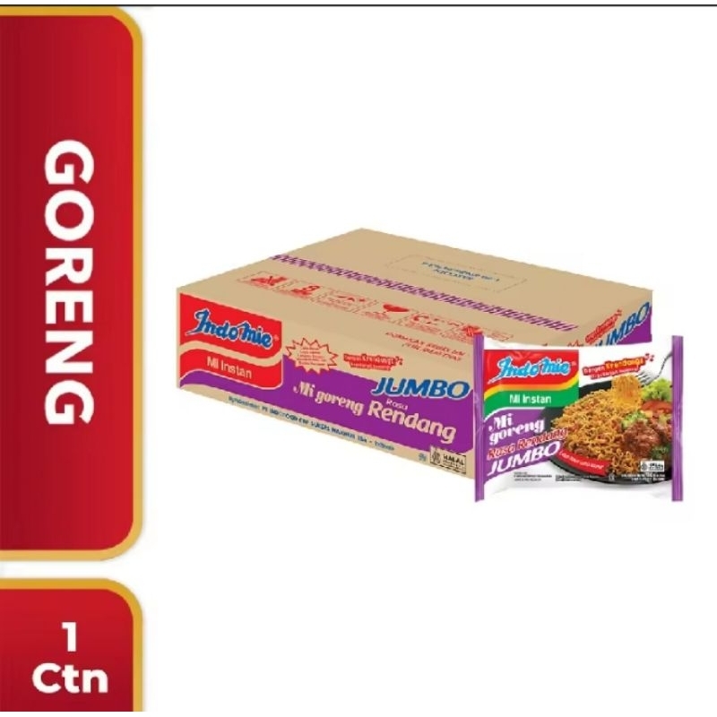 

Indomie Goreng Rendang Jumbo 120gram 24pcs