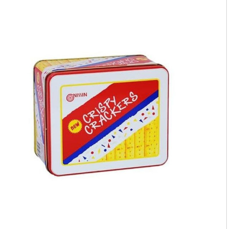 

Nissin Crispy Crackers Tin | Kemasan kaleng 750G | Biskuit Keju Renyah dan Gurih