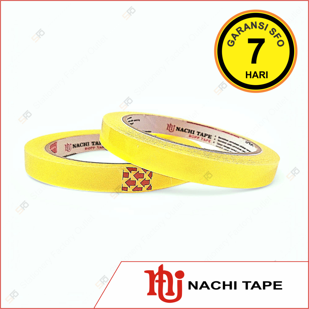 

Lakban Nachi Transparant 12mm x 65m - SFO Semarang Official