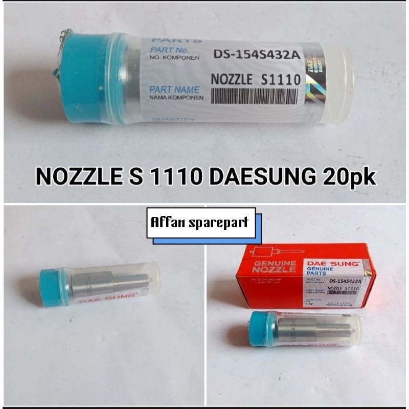 NOZZLE DONGFENG S 1110 / S 1115 DAESUNG/ NOKSEL S 1110 / S 1115 DONGFENG MESIN ( 24 PK ) ASLI DAESUN