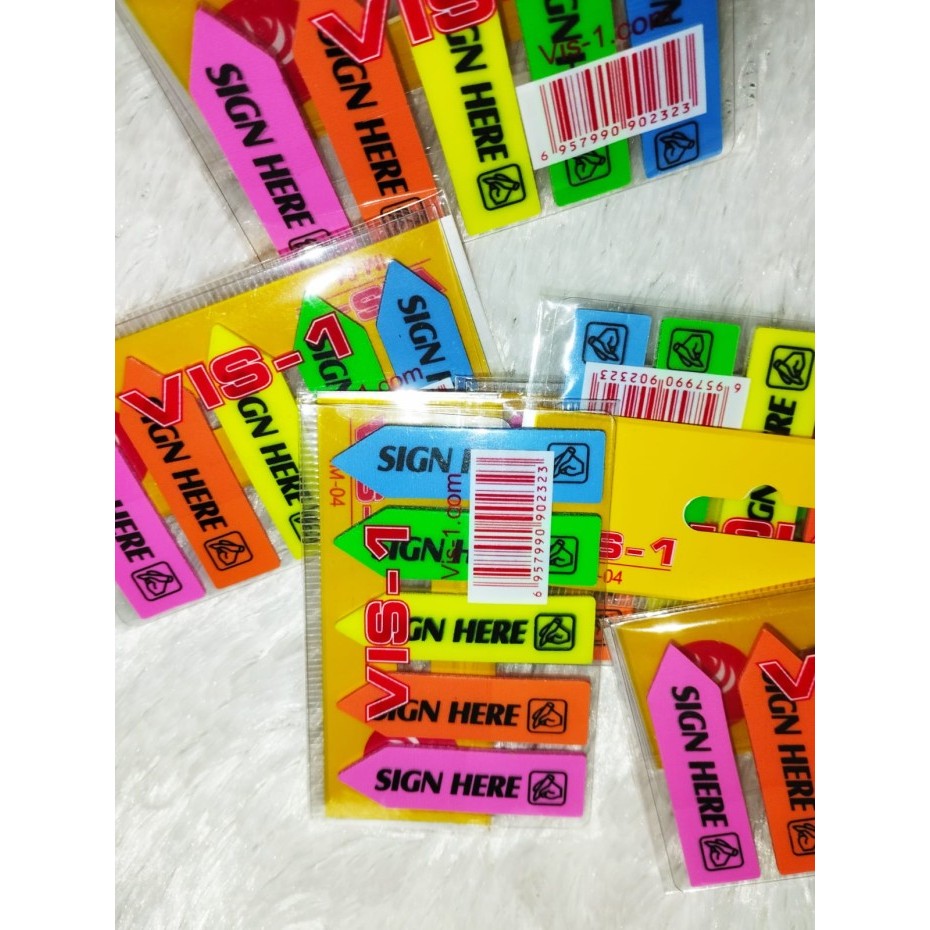 

Sticky Notes Vis-1 Sign Here 5 Warna Panah IM-04