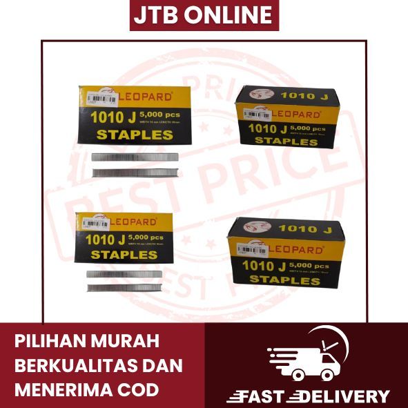 

LEOPARD ISI STAPLES 1010J LEBAR 10MM PANJANG 10MM