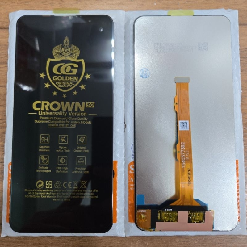 LCD TOUCHSCREEN VIVO V15 / 1819 ORI CROWN HITAM FULLSET