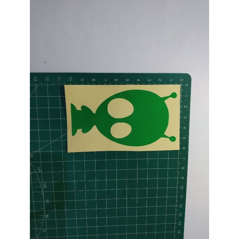 

stiker cutting allien