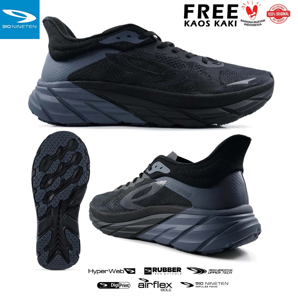 Sepatu Running 910 NIneten Fuuto Revenge Original Free Kaos Kaki - 910 Nineten Fuuto Revenge Origina