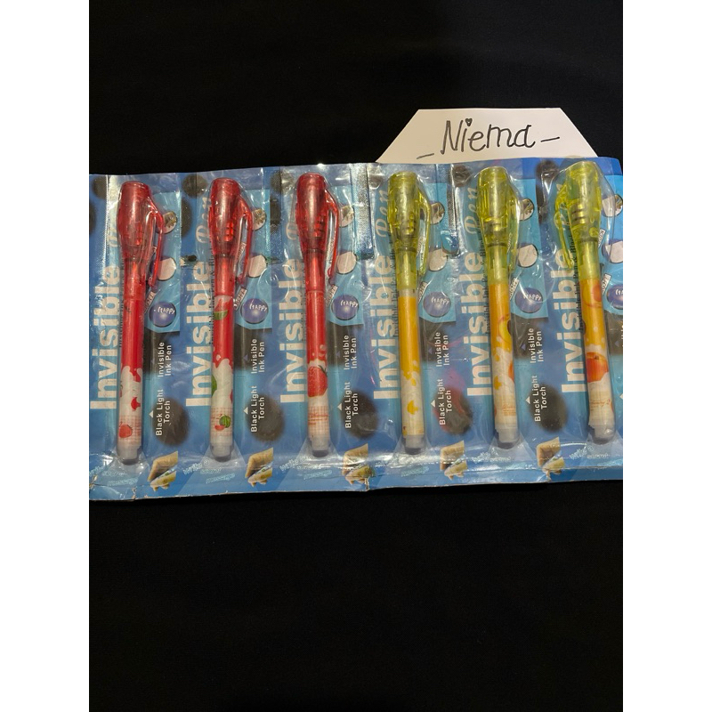 

6 pcs pulpen contek/ pulpen LED
