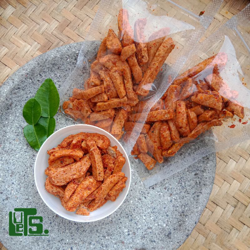 

Basreng Pedas Daun Jeruk || Isi 50 gram || Cemilan Enak