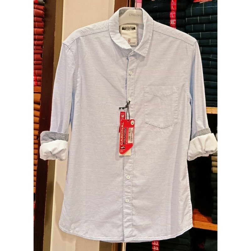 Kemeja panjang pria Cardinal jeans original mens CAKAI02861J 02B kemeja panjang pria kemeja kerja at