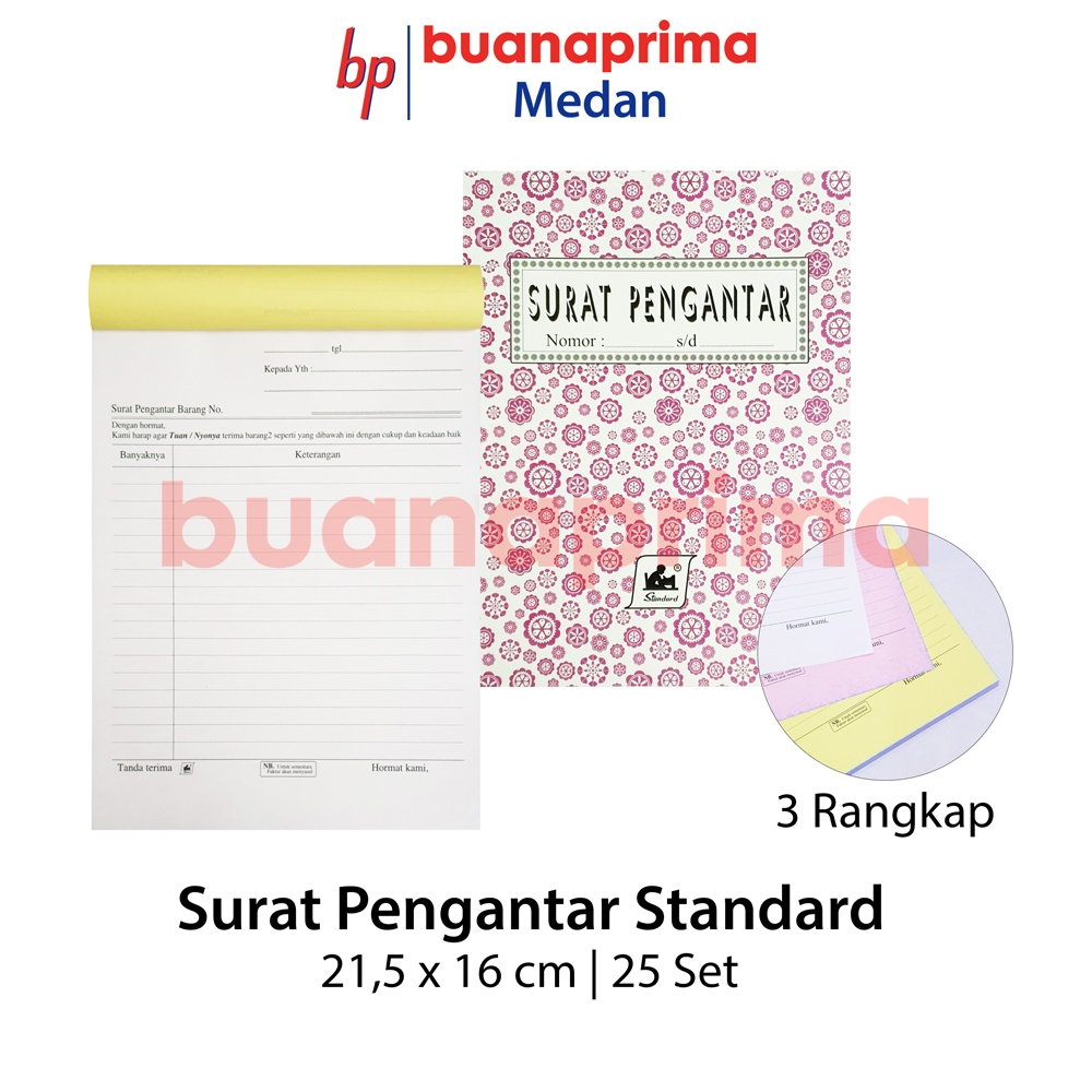 

Surat Pengantar STANDARD 3 PLY BESAR Buku Bon Surat Jalan Antar Barang