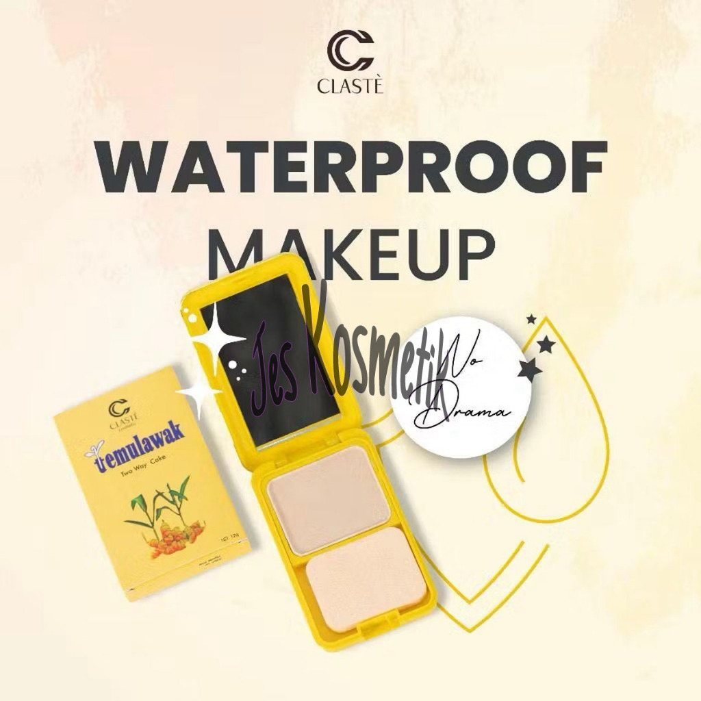 Bedak Padat Claste Temulawak