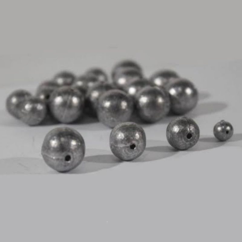 Timah Bulat Merica Timah Pancing Lada Ukuran Besar Pemberat Mancing Dasaran Mandas Ecer 1 Pcs