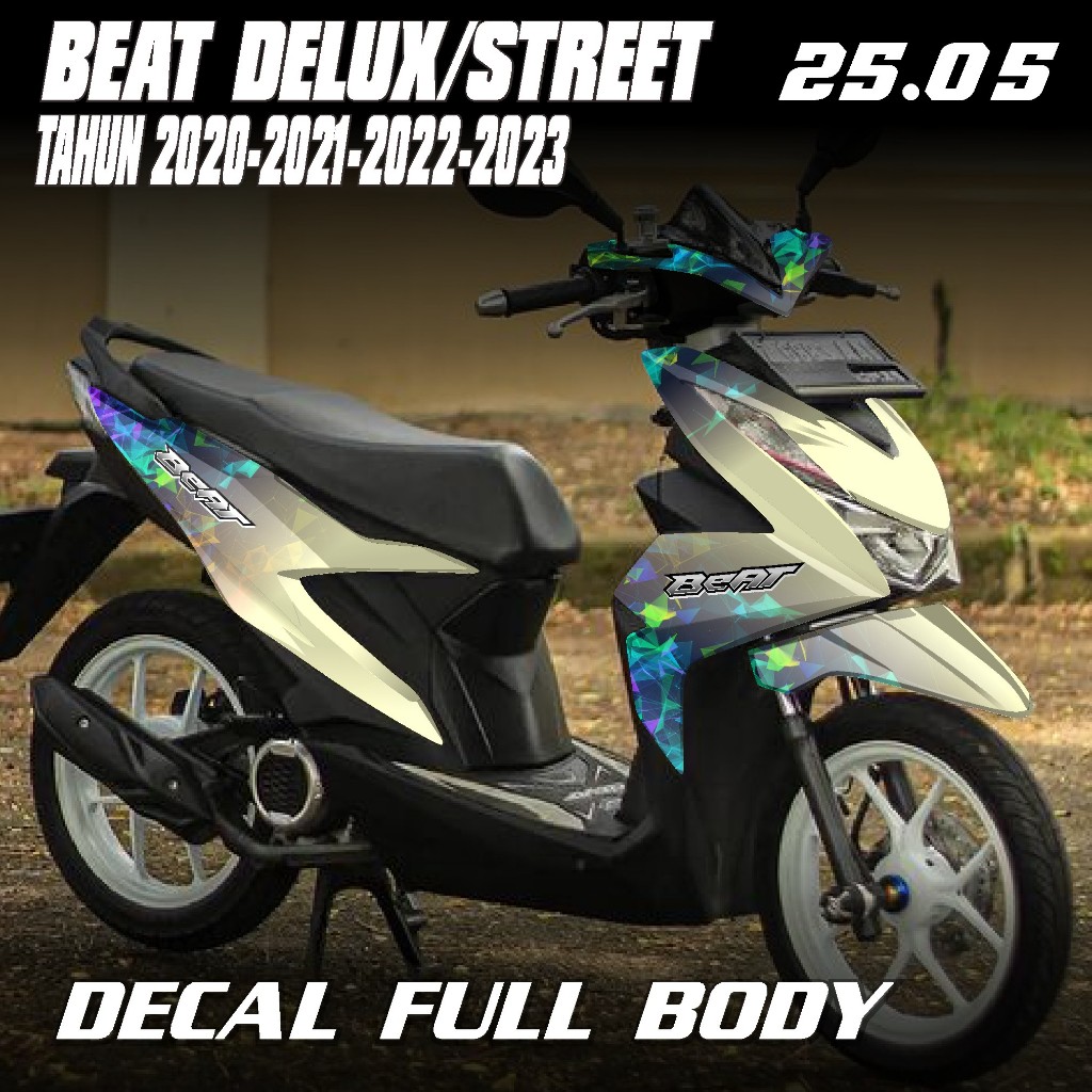(COD) TERBARU DECAL STICKER BEAT DELUXE/STREET TAHUN 2020 2021 2022 2023 BEAT DELUXE/STREET FULL BOD
